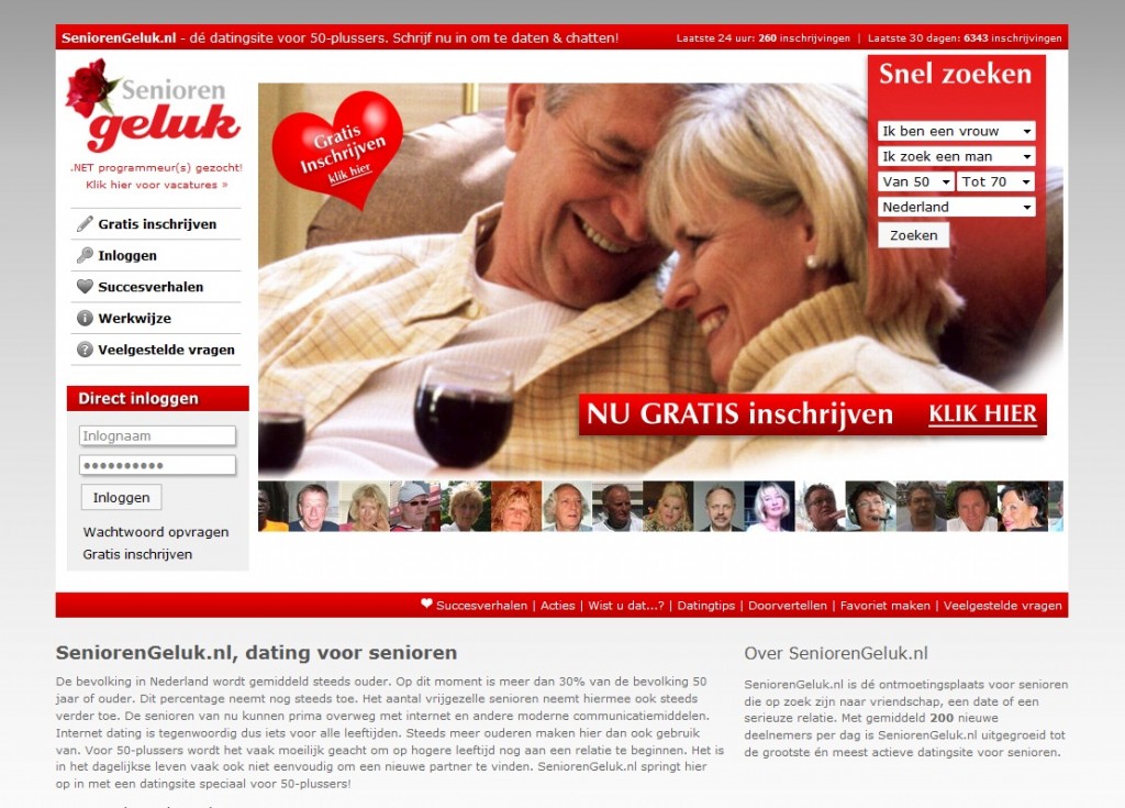 Senioren Dating site seniorengeluk.nl