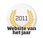 website van het jaar 2011 logo
