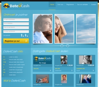 Date4Cash website