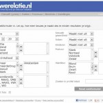 zoekscherm datingsite