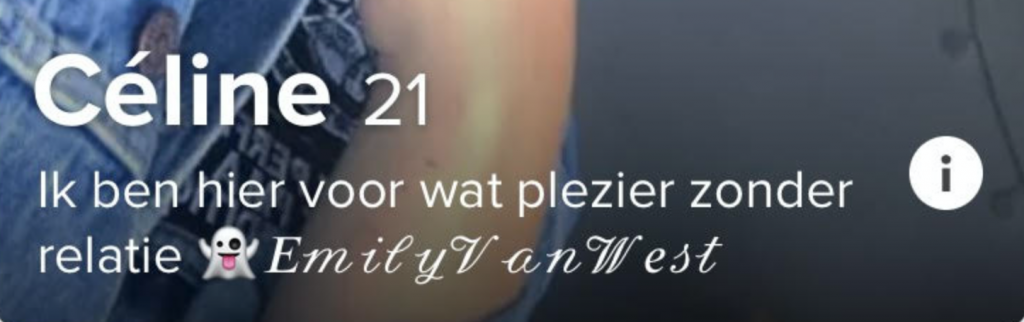 Nep-profielen op Tinder