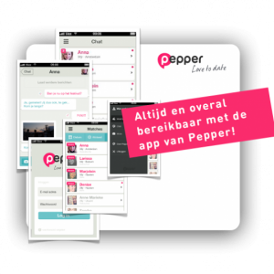 Pepper dating app media